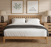 Malinda Mission Style King Panel Bed