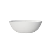 65" Premium Solid Surface Deep Soaking Bathtub