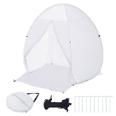 Spray Paint Shelter Portable Spray Paint Tent Booth 60x60x70 in Pop Up