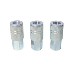 1/2 Inch OD×60 Feet PU Air Tube Kit,Garage Air Compressor Accessories Kit,Industrial Type Quick Connect Coupler and Plug,Blue Tubing