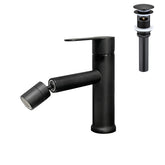 Single Handle Bathroom Sink Faucet with Pop-Up Drain (with Overflow)