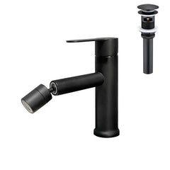 Single Handle Bathroom Sink Faucet with Pop-Up Drain (with Overflow)