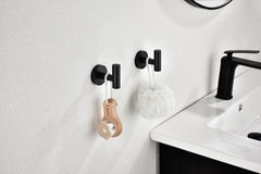 4-Pack Wall-Mounted Stainless Steel Bathroom Towel Hooks/Coat Hooks for Bathroom, Bedroom, Kitchen