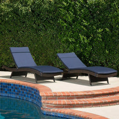 52005.00CUSH-NVY (1PCS) Salem Outdoor Chaise Lounge Cushion (without Chaise Lounge)