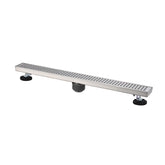 32 Inches Linear Shower Drain, Included Hair Strainer and Leveling Feet