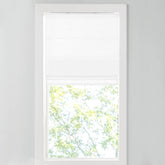 1-Piece 35x64" Linen Blend Light Filtering Cordless Roman Shade,White