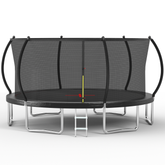 YC 16FT trampoline Pumpkin-Srandard- Black
