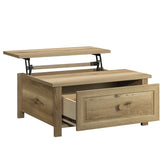 Lift-Top Coffee Table with 1 drawer, Brown finish