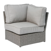 Shick Fully Assembled Corner Wedge Patio Chair with Cushions