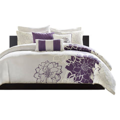 King/Cal King 6 Piece Printed Duvet Cover Set