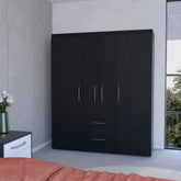 Wenge All-In-One 2-Door Armoire