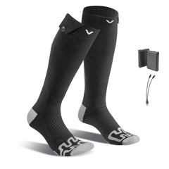 Heated Socks, 5000mAh Battery Powered, Rechargeable Heating Socks with 4 Heating Levels, Electric Heated Sock for Men Women, Foot Warmer for Hunting Riding Camping Hiking Skiing, Outdoor Work