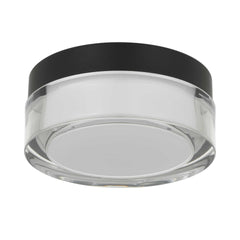 6-inch Black Inegrated LED Flush Mount