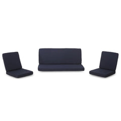 CAROLINA CLUB CHAIR & LOVESEAT CUSHION SET, NAVY, (2sets 63513.00 CUSHION SET+1set 63308.00 CUSHION SET)