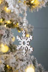9.8x4.7" Snowflake Ornament, Hanging Home Decor Accents for Christmas Tree, Holiday Display, Set of 12