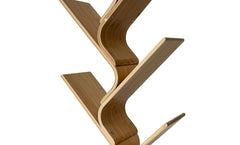 Modern Contemporary Shelf With Diagonal Open Space, Natural