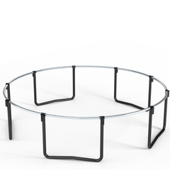 YC 12FT trampoline Pumpkin- Black Red