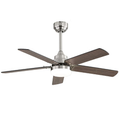 42 Inch Ceiling Fan with Light for Bedroom, Living Room - Remote Control, 3 Color Dimmable LED & Memory Function, Reversible DC motor, 1/4/8H Timer