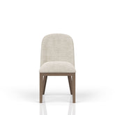 Cocoa and Ivory Shelter Upholstered Chair (Set of 2)