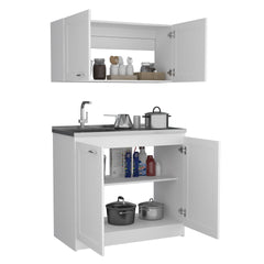 Perseus Cabinet Set, Two Parts Set