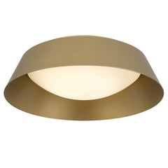 15 inch Brass LED Flush Mount