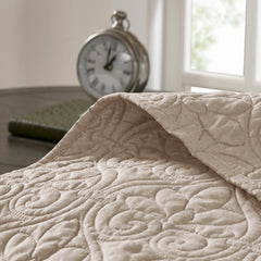 Reversible Quilt Set Khaki Twin/Twin XL