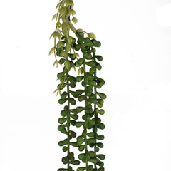 27.2 x 3.5 x 2" Faux Bead Grass 3-Strand Stem-Dark Green,4 Pack