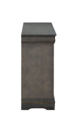 Louis Philippe Dark Gray Dresser