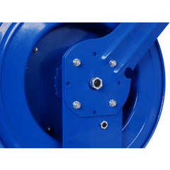 Welding Hose Reel Retractable 1/4 Inch x 50Foot Twin Oxygen Acetylene Rubber Hoses STD Duty Max 200PSI Heavy Duty Industrial Single Arm Construction