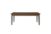 Casual Two Tone 6 Drawer Dining Table