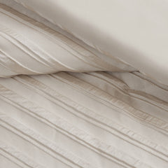 7 PCS Queen Comforter Set Beige
