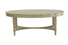 Fordon French Antique White Finish Coffee Table