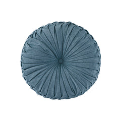 Dia 22"x6" Poly Chenille Round Floor Pillow Cushion