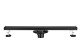 30 Inches Linear Shower Drain with Removable Cover, 304 Stainless Shower Drain Included Hair Strainer and Leveling Feet, Flange