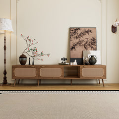 78" TV Stand for 75/80/85 inch TV, Console with Ample Storage for Living Room, Bedroom, Entertainment Center with Open Shelf