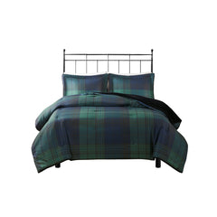 King/Cal King Faux Wool to Faux Fur Down Alternative Comforter Set