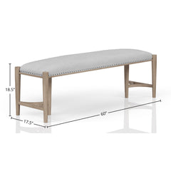 Sand Colored Bench