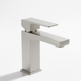 Single Handle Bathroom Faucet Lavatory Faucet Stainless Steel Single Hole-T20, Brushed Nickel