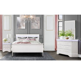 CHARLSTON WHITE QUEEN BEDROOM SET