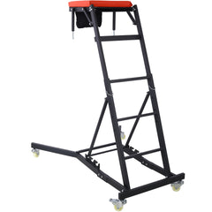 Top Automotive Creeper, Engine Creeper 42.5"-66", 330 LBS Capacity High Top Creeper, 4 Swivel Caster Wheels, Padded Deck, Foldable Creeper for Home Garage, Workshop Repair Maintenance