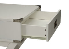 Babs White Finish Accent Table