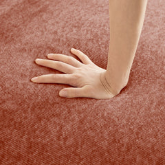 Harrison Ottoman Velvet-Red