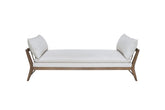 Daybed w/ Leather Strap Detail