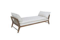 Daybed w/ Leather Strap Detail