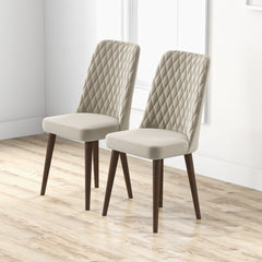 Katie Mid-Century Modern Velvet Dining Chair (Set of 2)