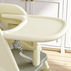 Multi functional Growing Up Dining chair,A high chair suitable for eating and feeding,Adjustable Height Toddler Tower,Use five-point seat belts and a movable large dinner plate.