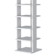 White 7-Tier Tall Vertical Shoe Rack