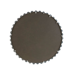Beaded Round Wall Mirror 36"D