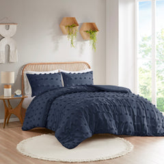 King/Cal King Clip Jacquard Comforter Set