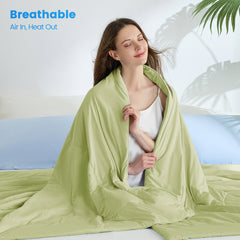 1-Piece 108x90" Cooling DA Comforter,Sage